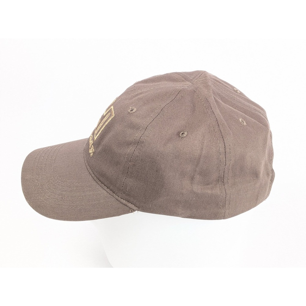 Hornady Baseball Cap Hat Brown Tan 100% Cotton Adjustable Strap Back Excellent - Picture 4 of 9